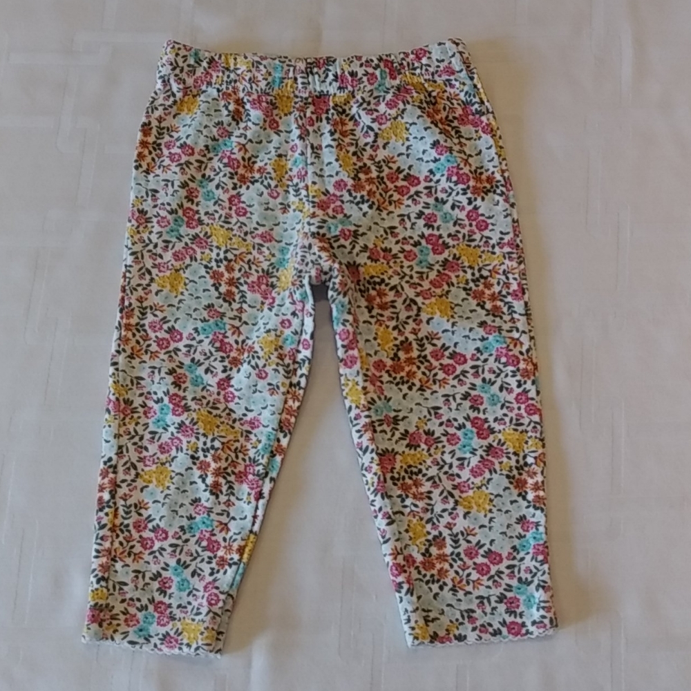 Carter's Girls Size 9 Month Old Flowered Leggings